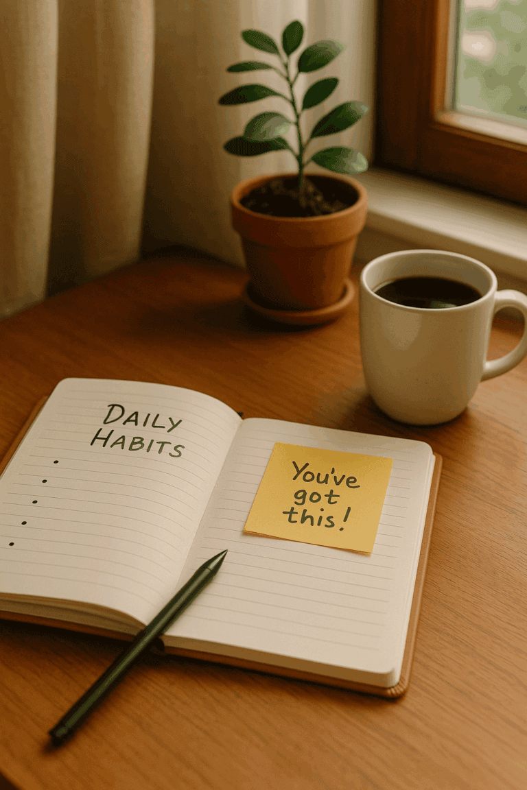 Improve your mindset and habits.