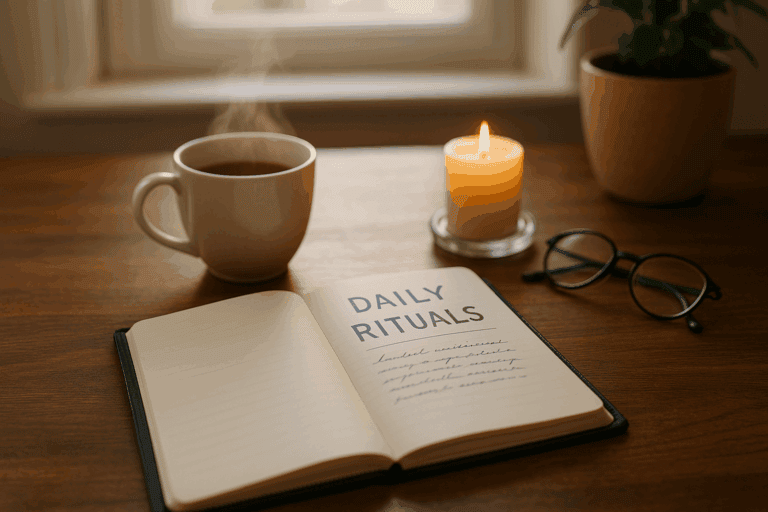 Use writing rituals.