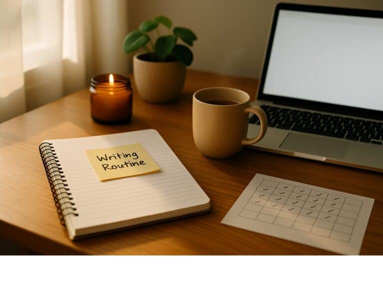 A Writing Routine helps.