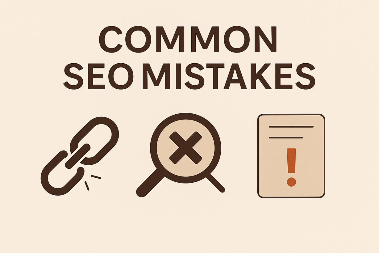 13 Common SEO mistakes