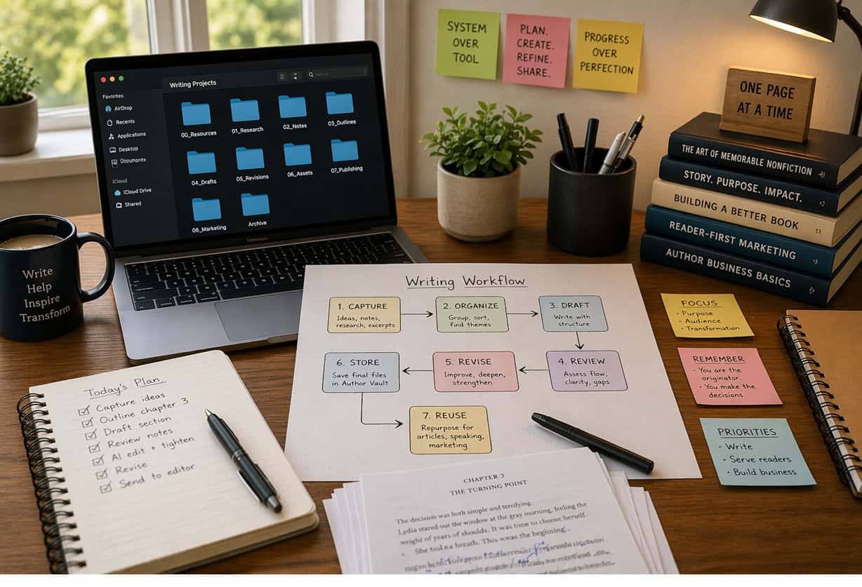 Create an AI writing workflow