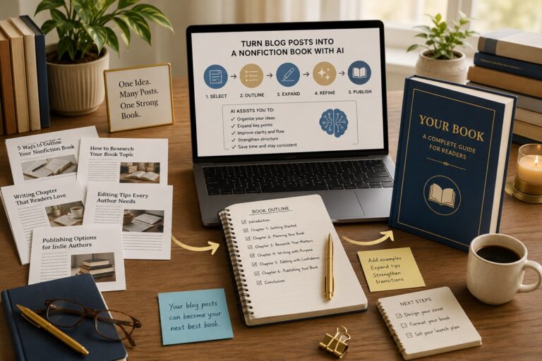 Turn blog posts into a book.