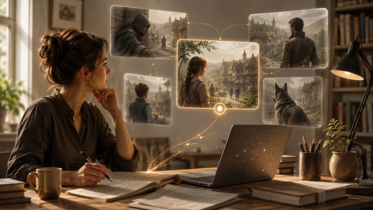 Control point of view with AI